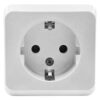 Розетка Systeme Electric Этюд с заземлением наружная белая PA16-003B