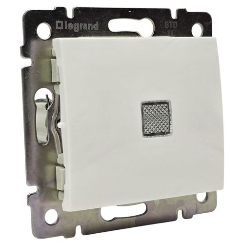 Выключатель Legrand Valena 1-клавишный с подсветкой механизм белый 774410 Выключатель Legrand Valena 1-клавишный с подсветкой механизм белый 774410