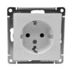 Розетка Systeme Electric AtlasDesign с заземлением 16А механизм белый ATN000143