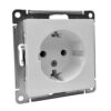 Розетка Systeme Electric AtlasDesign с заземлением 16А механизм белый ATN000143