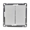 Выключатель Systeme Electric AtlasDesign 2-клавишный механизм белый ATN000151