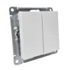 Выключатель Systeme Electric AtlasDesign 2-клавишный механизм белый ATN000151