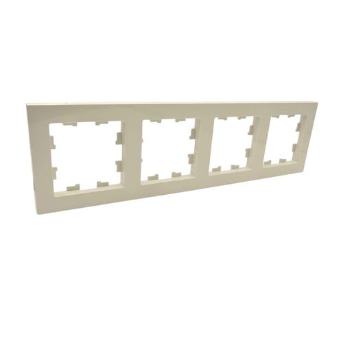 Рамка Systeme Electric AtlasDesign 4-постовая бежевая ATN000204 Рамка Systeme Electric AtlasDesign 4-постовая бежевая ATN000204