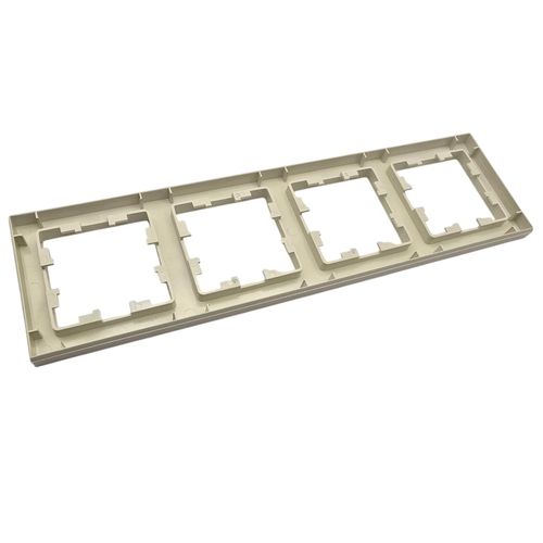 Рамка Systeme Electric AtlasDesign 4-постовая бежевая ATN000204 Рамка Systeme Electric AtlasDesign 4-постовая бежевая ATN000204