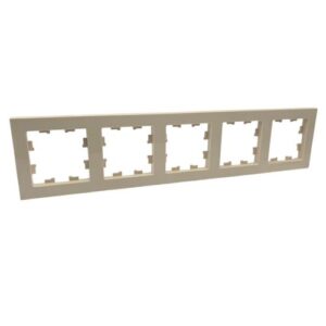 Рамка Systeme Electric AtlasDesign 5-постовая бежевая ATN000205