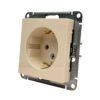 Розетка Systeme Electric AtlasDesign с заземлением 16А механизм бежевый ATN000243