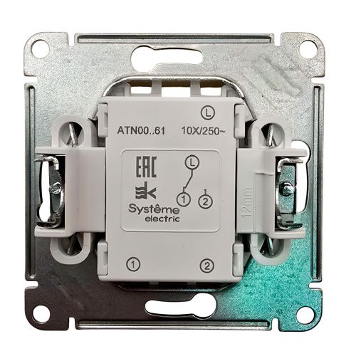 Переключатель Systeme Electric AtlasDesign 1-клавишный механизм бежевый ATN000261 Переключатель Systeme Electric AtlasDesign 1-клавишный механизм бежевый ATN000261
