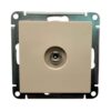 Розетка Systeme Electric AtlasDesign TV антенна коннектор механизм бежевый ATN000293