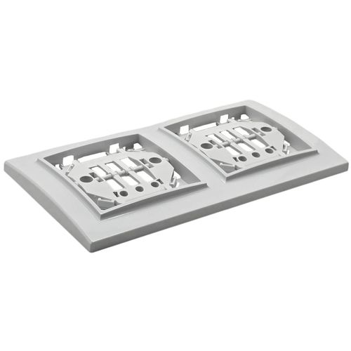 Рамка двухместная EKF Basic Минск белая ERM-G-302-10 Рамка двухместная EKF Basic Минск белая ERM-G-302-10