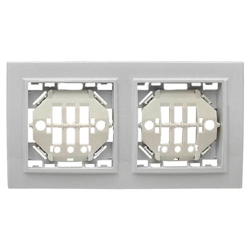 Рамка двухместная EKF Basic Минск белая ERM-G-302-10 Рамка двухместная EKF Basic Минск белая ERM-G-302-10