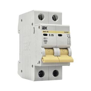 Автоматический выключатель IEK KARAT ВА47-29 2P 25A тип С 4,5 кА