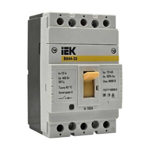 Автоматический трехполюсный выключатель IEK ВА44-33 160А 15kA