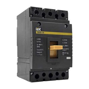 Автоматический трехполюсный выключатель IEK ВА88-35 200А 35kA