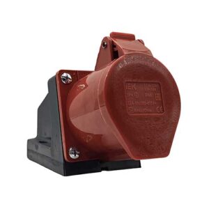 Силовая розетка IEK настенная ССИ-124 3Р+РЕ 32А