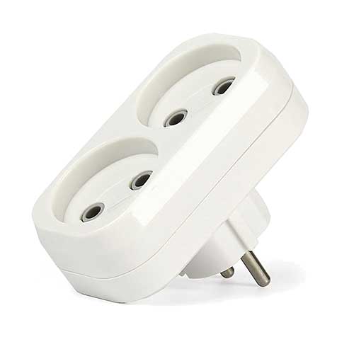 Двойник Smartbuy без заземления 2х2Р 10А 250B1 Двойник Smartbuy без заземления 2х2Р 10А 250B