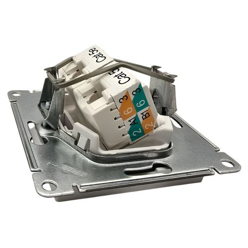 Розетка Systeme Electric AtlasDesign двойная компьютерная RJ45+RJ45 категории 5e механизм белый ATN000185 Розетка Systeme Electric AtlasDesign двойная компьютерная RJ45+RJ45 категории 5e механизм белый ATN000185