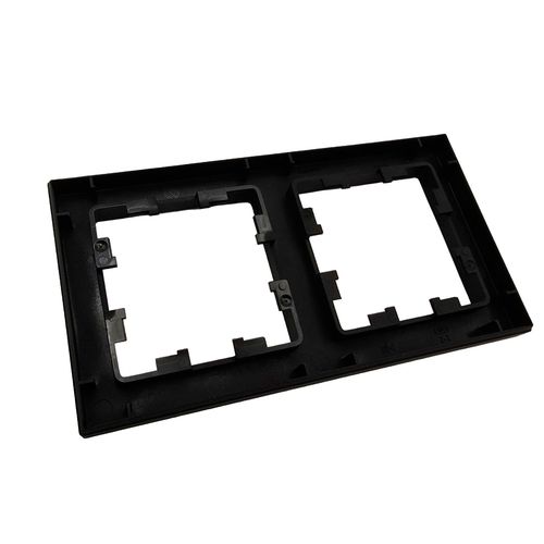 Рамка Systeme Electric AtlasDesign двухпостовая карбон ATN001002 Рамка Systeme Electric AtlasDesign двухпостовая карбон ATN001002