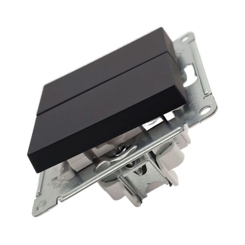 Выключатель Systeme Electric AtlasDesign 2-клавишный механизм карбон ATN001051 Выключатель Systeme Electric AtlasDesign 2-клавишный механизм карбон ATN001051