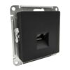 Розетка Systeme Electric AtlasDesign компьютерная RJ45 категории 5e механизм карбон ATN001083