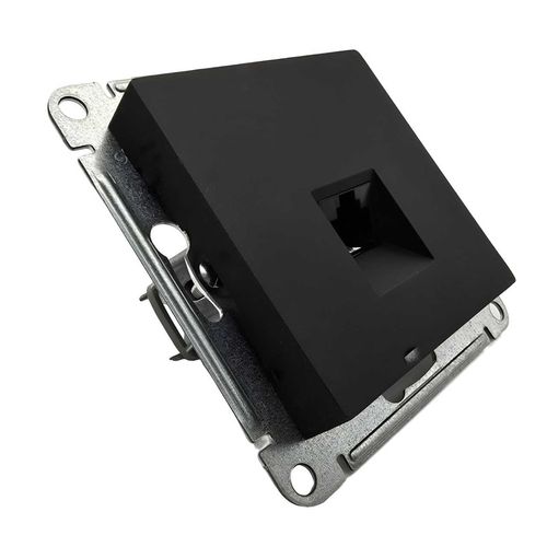 Розетка Systeme Electric AtlasDesign компьютерная RJ45 категории 5e механизм карбон ATN001083 Розетка Systeme Electric AtlasDesign компьютерная RJ45 категории 5e механизм карбон ATN001083