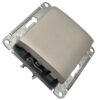 Выключатель Systeme Electric Glossa 1-клавишный механизм платина GSL001211