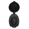 Розетка EKF Марс одноместная с защитной крышкой каучуковая 230В 16А IP44 RPS-014-16-230-44