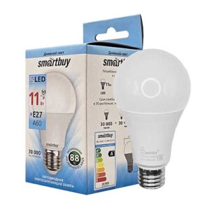 Светодиодная лампа Smartbuy груша E27 11W 4000К 230V