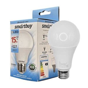 Светодиодная лампа Smartbuy груша E27 15W 4000К 230V
