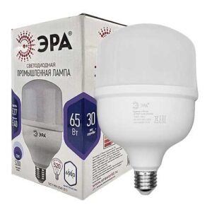Светодиодная лампа ЭРА Power груша E27-E40 65W 6500K 220V