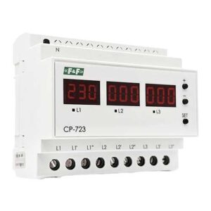Реле напряжения трехфазное Евроавтоматика F&F CP-723 3Ф 63A 100-450 AC 6P