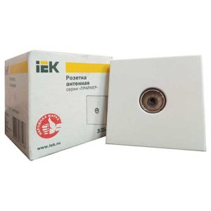 Розетка телевизионная IEK ПРАЙМЕР для кабель-канала