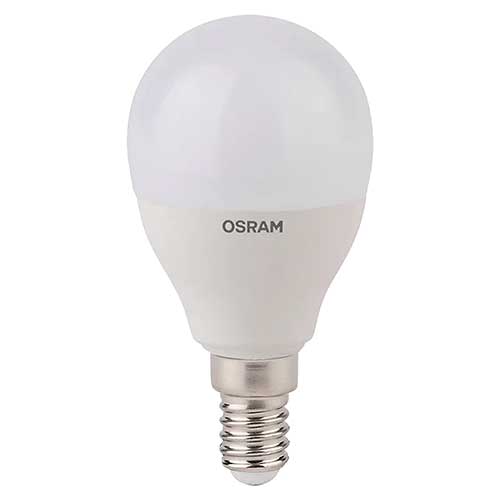 Светодиодная лампа OSRAM шар E14 6,5W 4000K 220V Светодиодная лампа OSRAM шар E14 6,5W 4000K 220V