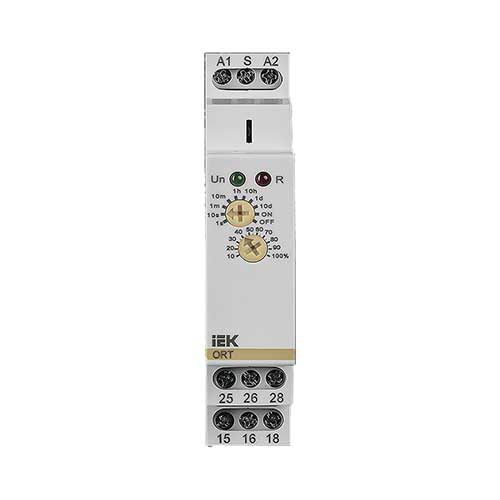 Реле времени IEK ORT 2 контакта 12-240В AC/DC задержка включения Реле времени IEK ORT 2 контакта 12-240В AC/DC задержка включения