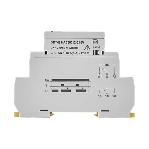 Реле времени IEK ORT 1 контакт 12-240 В AC/DC задержка выключения Реле времени IEK ORT 1 контакт 12-240 В AC/DC задержка выключения