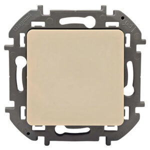Переключатель Legrand Inspiria 1-клавишный механизм бежевый 673651