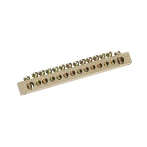 Шина IEK PEN 8х12 мм 14/2 (14 групп/крепеж по краям)