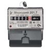 Счётчик однофазный однотарифный Меркурий 201.7 5-60А на DIN-рейку с механическим индикатором