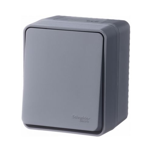Выключатель Schneider AtlasDesign Profi54 антрацит 1-клавиша Выключатель Schneider AtlasDesign Profi54 антрацит 1-клавиша