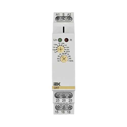 Реле времени IEK ORT 2 контакта 12-240В AC/DC задержка выключения Реле времени IEK ORT 2 контакта 12-240В AC/DC задержка выключения