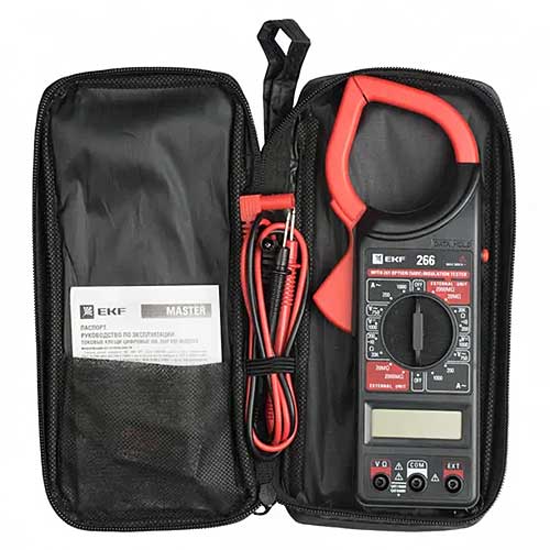 Клещи токоизмерительные цифровые EKF Master 266 Клещи токоизмерительные цифровые EKF Master 266