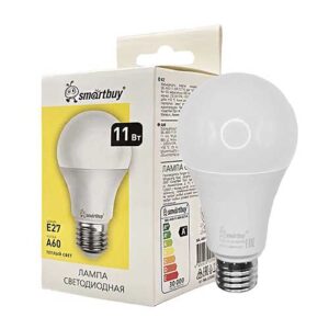 Светодиодная лампа Smartbuy груша E27 11W 3000K 230V