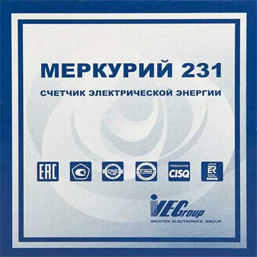 Счётчик трёхфазный многотарифный Меркурий 231 AT-01 I 5-60А с ЖК-индикатором Счётчик трёхфазный многотарифный Меркурий 231 AT-01 I 5-60А с ЖК-индикатором