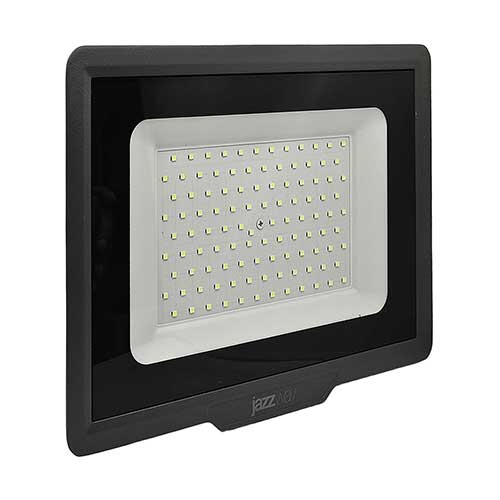 Светодиодный прожектор Jazzway 100W 6500K IP65 черный корпус Светодиодный прожектор Jazzway 100W 6500K IP65 черный корпус
