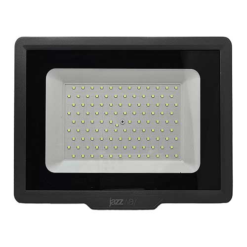 Светодиодный прожектор Jazzway 100W 6500K IP65 черный корпус Светодиодный прожектор Jazzway 100W 6500K IP65 черный корпус