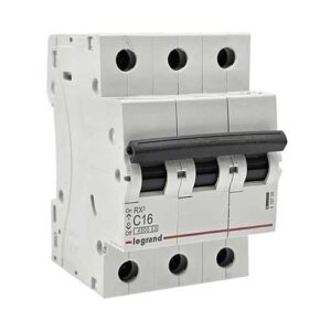 Автоматический выключатель Legrand RX3 3P 16A тип С 4.5kA