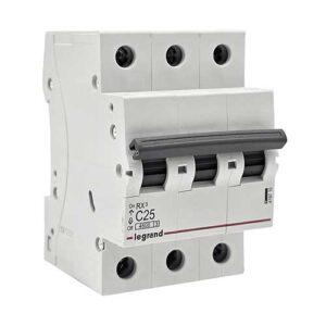 Автоматический выключатель Legrand RX3 3P 25A тип С 4.5kA