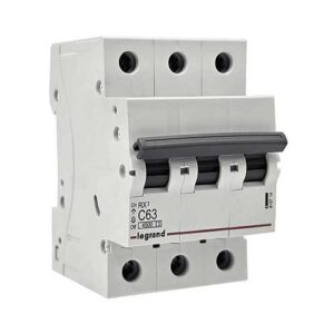 Автоматический выключатель Legrand RX3 3P 63A тип С 4,5kA