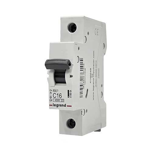 Автоматический выключатель Legrand RX3 1P 16A тип С 4.5kA Автоматический выключатель Legrand RX3 1P 16A тип С 4.5kA