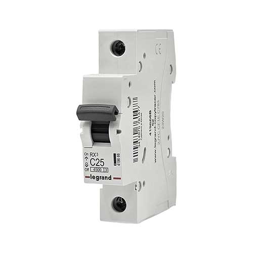 Автоматический выключатель Legrand RX3 1P 25A тип С 4.5kA Автоматический выключатель Legrand RX3 1P 25A тип С 4.5kA