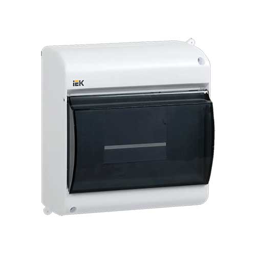 Корпус пластиковый IEK КМПн 2/6 белый с прозрачной крышкой IP30 Корпус пластиковый IEK КМПн 2/6 белый с прозрачной крышкой IP30